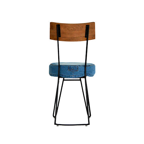 バシッとハマるデニムチェア d-Bodhi CAMPAGNA CHAIR BK