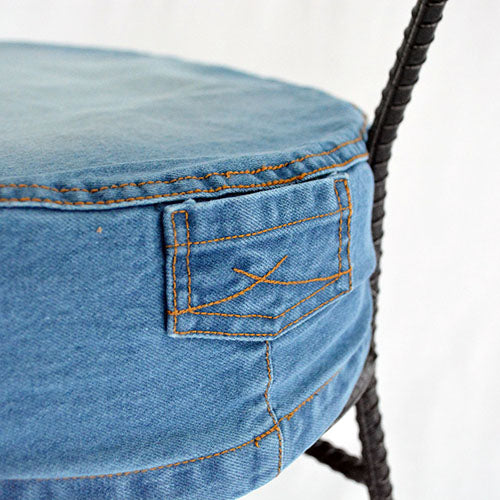 バシッとハマるデニムチェア d-Bodhi CAMPAGNA CHAIR BK
