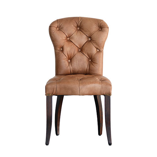 キャメルが上品、チェスターチェア HALO CHESTER CHAIR TINOSSI CAMEL