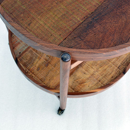 温もりと美しさを両立させる、リバーシブルバーカート bina GUS SMALL BAR CART
