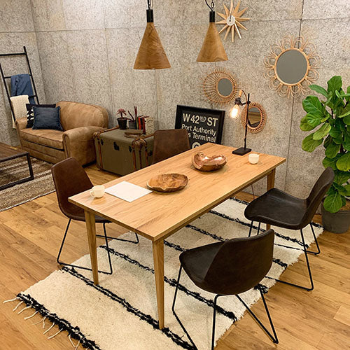 北欧っぽさがたまらない。/ a.depeche solo dining table 1600