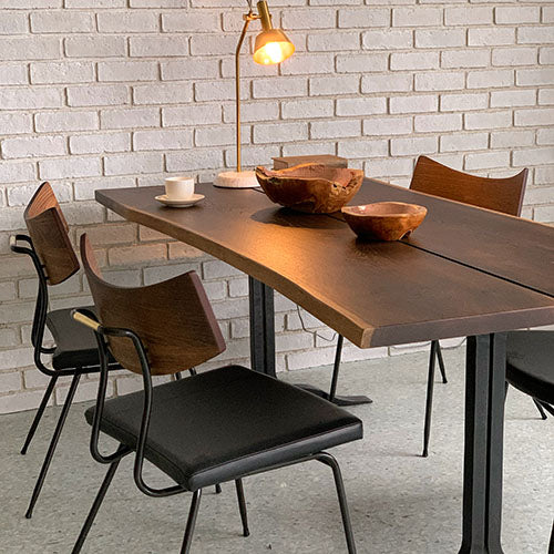 スカッと抜ける、この感じ。/ SQUARE ROOTS / SOLI CHAIR / SEARED OAK / BK LEATHER