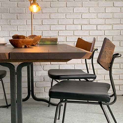 悠久の時が創り出した芸術 SQUARE ROOTS / SIVA DINING TABLE