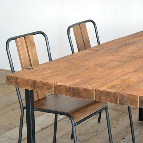 素地を活かしたリアル感がたまらない。 / d-Bodhi CELEBES DININGTABLE W180