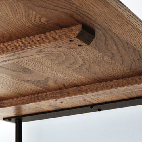 BYRON DINING TABLE 1500 MBR/BEACH FURNITURE|天板裏・角(寄り)|天板裏の構造ディテール