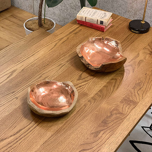 BYRON DINING TABLE 1500 MBR/BEACH FURNITURE|使用イメージ(天板上)|ホワイトオーク無垢材天板と器のスタイリング