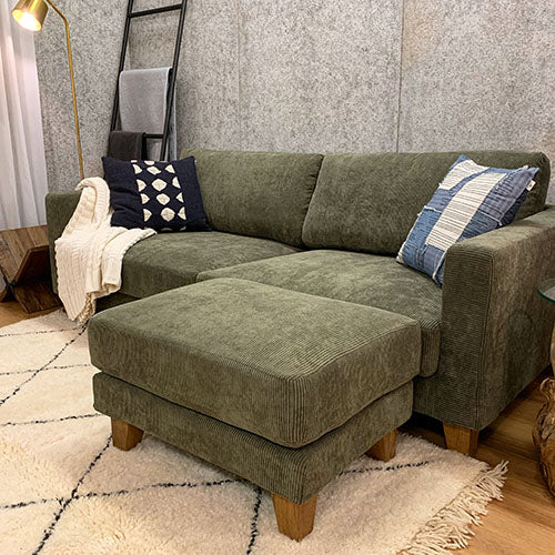 OTTOMAN 80 コーデュロイ カーキ|幅70・奥行50cm・BAY SOFA 83対応オットマン/BEACH FURNITURE