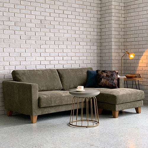 OTTOMAN 80 コーデュロイ カーキ|幅70・奥行50cm・BAY SOFA 83対応オットマン/BEACH FURNITURE