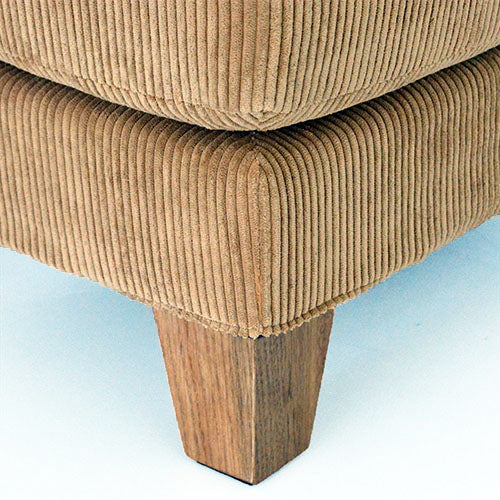 OTTOMAN 80 コーデュロイ キャメル|幅70・奥行50cm・BAY SOFA 83対応オットマン/BEACH FURNITURE