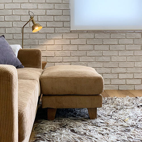 OTTOMAN 80 コーデュロイ キャメル|幅70・奥行50cm・BAY SOFA 83対応オットマン/BEACH FURNITURE