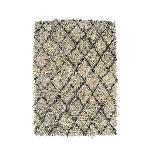 a.depeche NZ wool rug dark mix