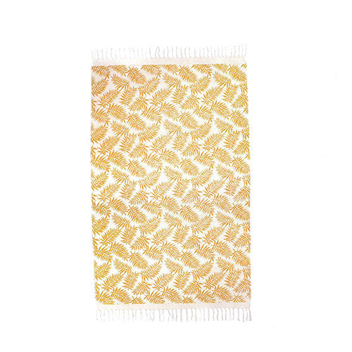 a.depeche roll tufted rug 2117 mustard LEAF