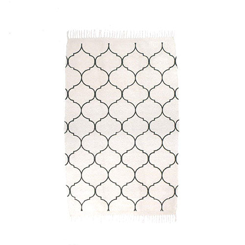 a.depeche roll tufted rug 2117 black MOROCCAN
