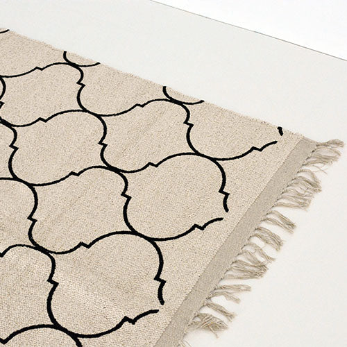 a.depeche roll tufted rug 2117 black MOROCCAN