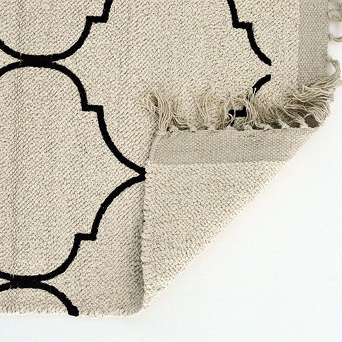 a.depeche roll tufted rug 2117 black MOROCCAN