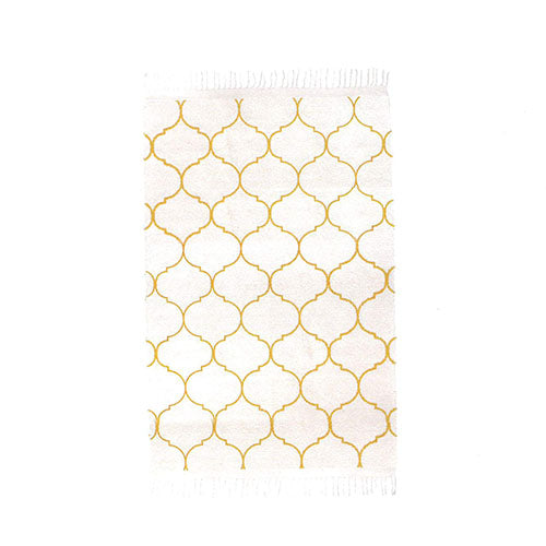a.depeche roll tufted rug 2117 mustard MOROCCAN