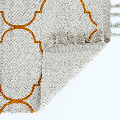 a.depeche roll tufted rug 2117 mustard MOROCCAN