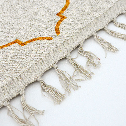 a.depeche roll tufted rug 2117 mustard MOROCCAN