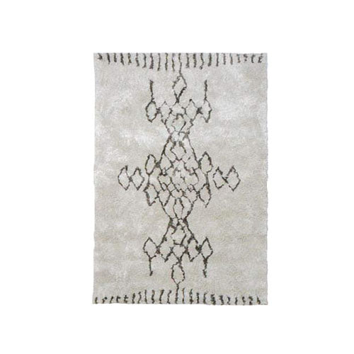 LINIE DESIGN / SALAMANCA WHITE/BLACK 140cm×200cm