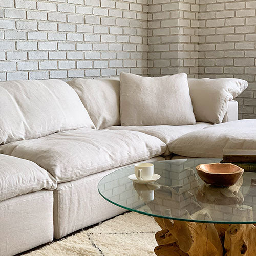 最高な白ソファ。 / HALO LUSCIOUS SECTIONAL SOFA