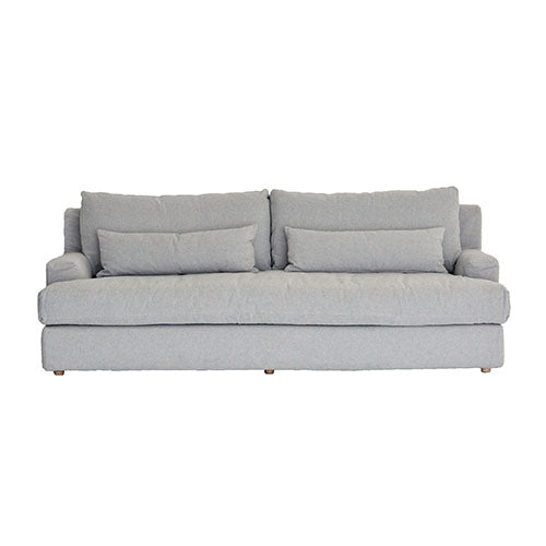 アップサイクル生地の上質グレーソファ｜HALO PANAMA 3人掛け SOFA 