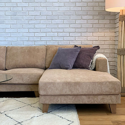 コーデュロイのカウチソファ、ここにあります。/ BEACH FURNITURE / BAY SOFA 84(R) CORDUROY CAMEL