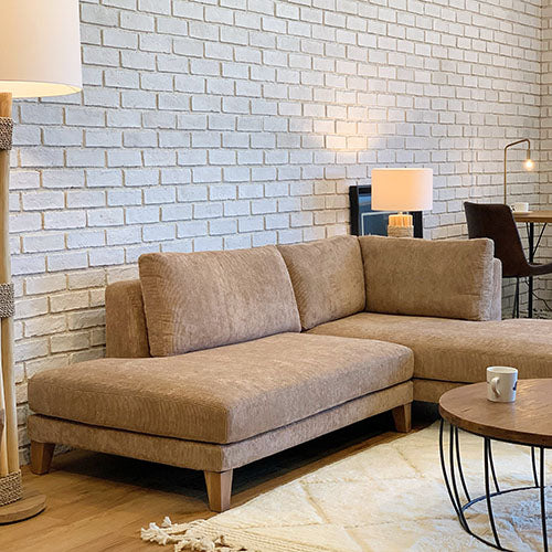 この広さが、ちょうど良い。/ BEACH FURNITURE / BAY SOFA 64(R) CORDUROY CAMEL