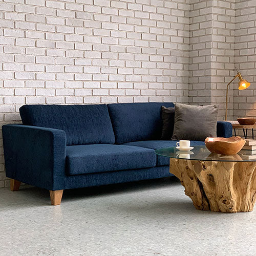 心に染みる深海ブルー。 / BEACH FURNITURE / BAY SOFA 83 FABRIC NAVY