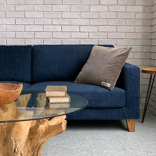 心に染みる深海ブルー。 / BEACH FURNITURE / BAY SOFA 83 FABRIC NAVY