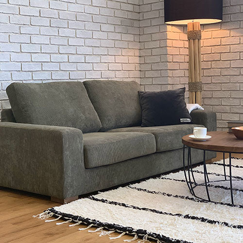 ゴロゴロ派のコーデュロイソファ。/ BEACH FURNITURE / BAY SOFA 72 (S) CORDUROY KHAKI
