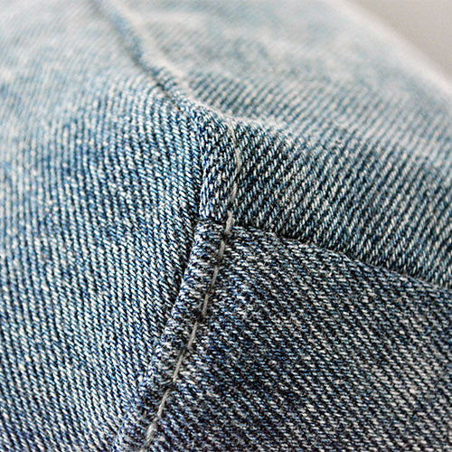 BAY SOFA 83 デニムブルー|デニム 縫製アップ(ステッチ・風合い)