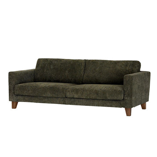 BAY SOFA 83(コーデュロイ/カーキ)|斜め前(全体)|W200×D95×H75×SH40