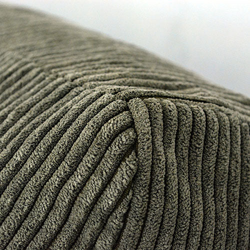 BAY SOFA 83(コーデュロイ/カーキ)|コーデュロイ生地アップ(角の畝)|W200×D95×H75×SH40