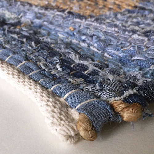 西海岸を暮らしに取り込む　DENIM RUG 140cm×100cm