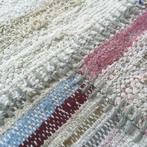優しさが溢れ出す空間。ホワイトキリム RUG 160cm×120cm