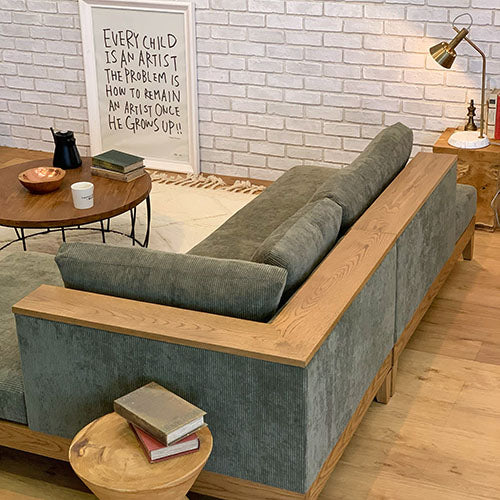 夢のコラボレーションが実現。/ BEACH FURNITURE / BAY SOFA 64 WST(R) CORDUROY KHAKI