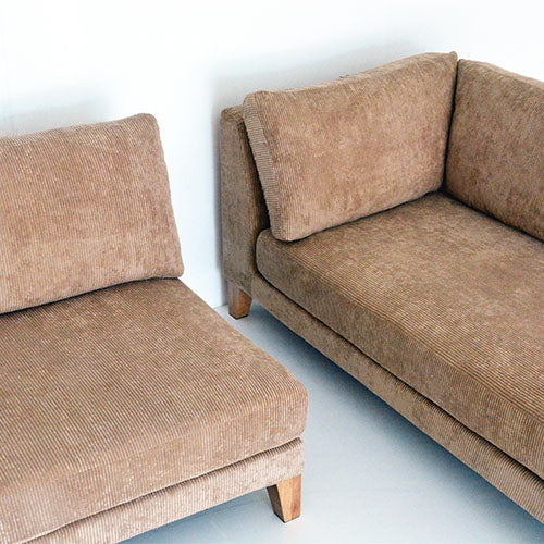 この広さが、ちょうど良い。/ BEACH FURNITURE / BAY SOFA 64(R) CORDUROY CAMEL
